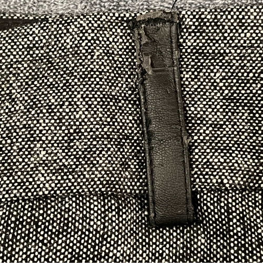 Dahlia wool blend black Heather lined pants  belts loops pockets woman’s 6P - Picture 11 of 15